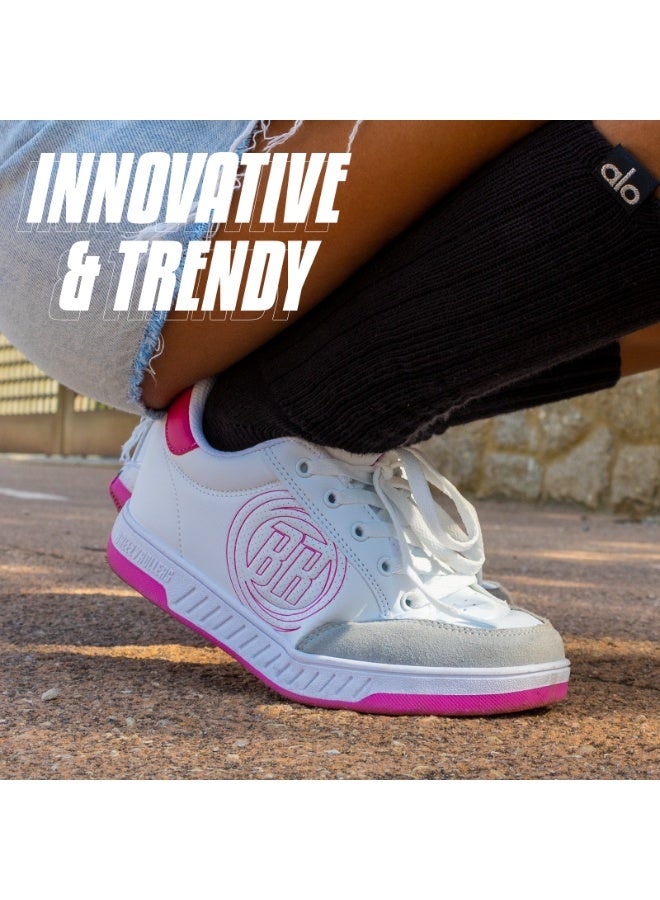 BREEZYROLLERS BREEZY ROLLERS shoes with wheels for children, Roller skates sneakers kids, From children's street shoes to roller skates in a few seconds, Patented click system, Trainers with wheels for girls & boys - Image 3