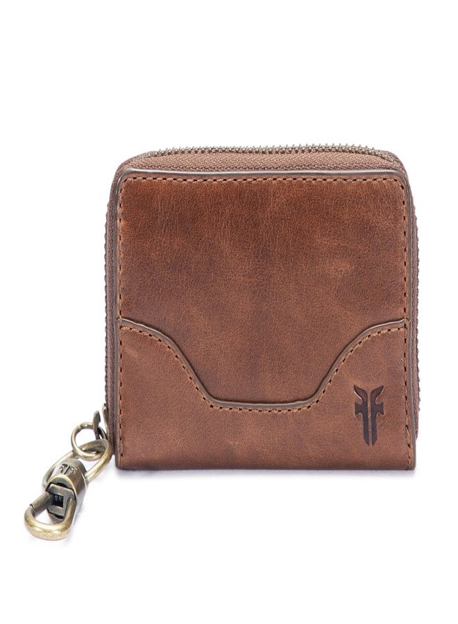 Frye Women's Melissa Small Clip Wallet, Cognac, One Size - Image 1