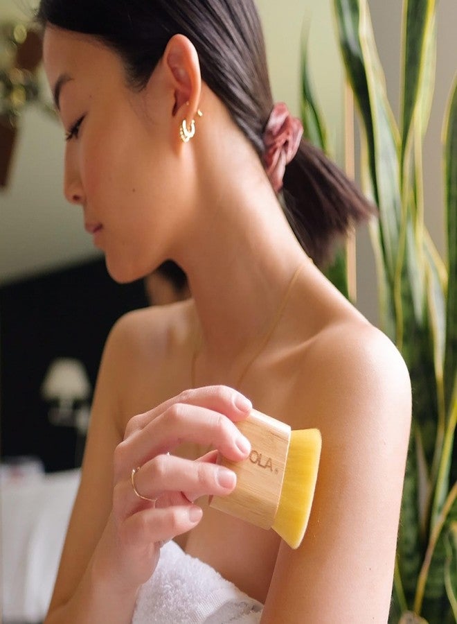 COOLA Sunless Self Tanner Kabuki Body Brush, Self Tan Applicator for Organic Sunless Tanning Lotion - Image 3