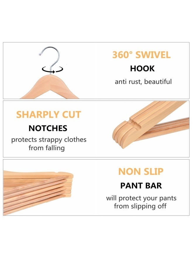 ممون شماعات ملابس خشبية - Image 2