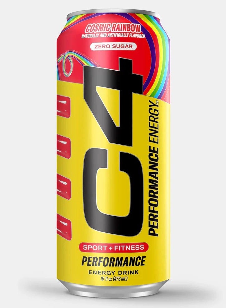 C4 Energy Zero Sugar Cosmic Rainbow 500ml - Image 1