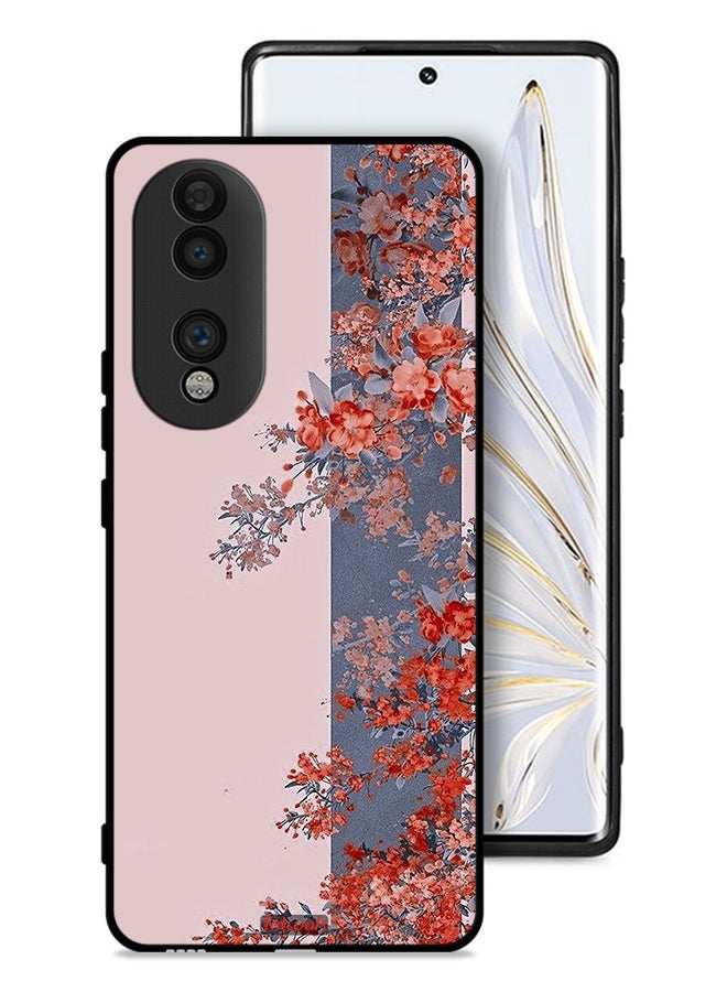Tolwak Honor 70 Protective Case Cover Tree Leaves And Flowers Art - Image 1