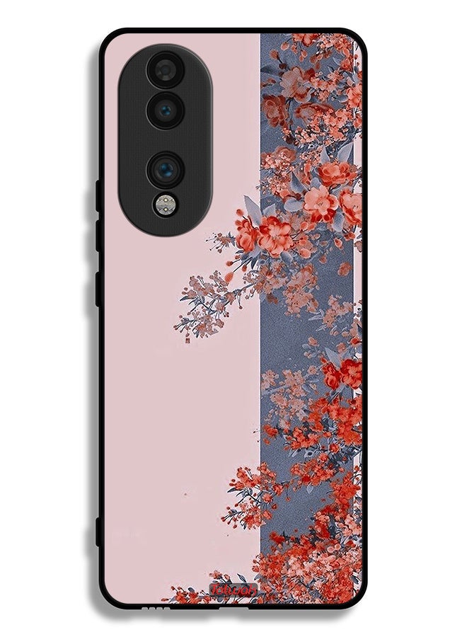 Tolwak Honor 70 Protective Case Cover Tree Leaves And Flowers Art - Image 2
