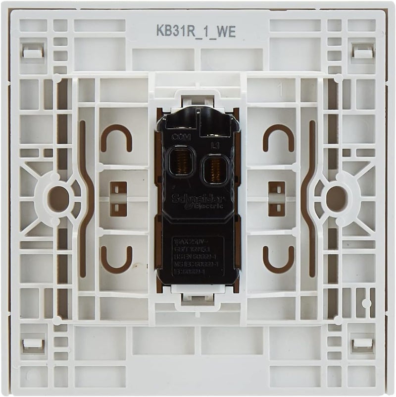 Schneider Electric Vivace Silver 20A Double Pole Switch - Image 2