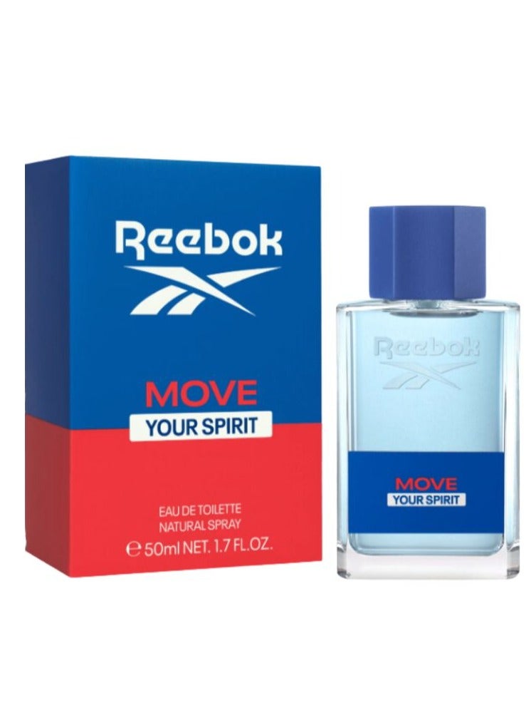Reebok Move Your Spirt for Men EDT 50ml - Image 1