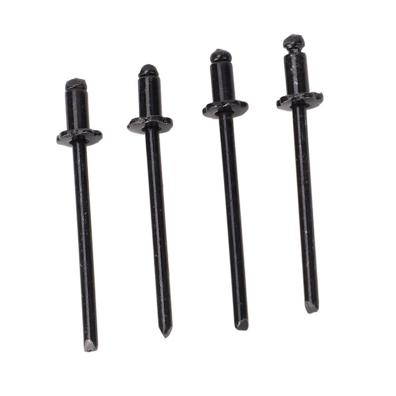 Aluminum Rosette Rivets 3mm Black Replacement for AMC VIN DOOR TAG - High Strength Easy to Install Dash Rosette Rivets for Automotive Trim Tools License Plates - Image 4
