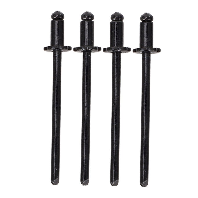 Aluminum Rosette Rivets 3mm Black Replacement for AMC VIN DOOR TAG - High Strength Easy to Install Dash Rosette Rivets for Automotive Trim Tools License Plates - Image 1