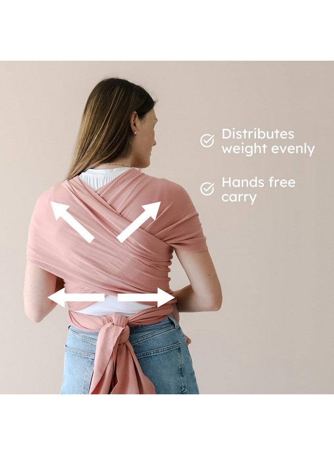 snuggle me™ Baby Wrap | Hands-Free Baby Wraps Carrier, Easy-Tie Baby Sling Carrier, Baby Carrier Wrap with Organic Cotton, Baby Wearing Wrap for Newborns from 0 to 18 Months (7-35 lbs) - Birch - Image 5