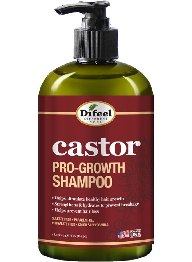 Difeel Castor Pro-Growth Shampoo, Helps Stimulate Healthy Hair Growth, 350Ml