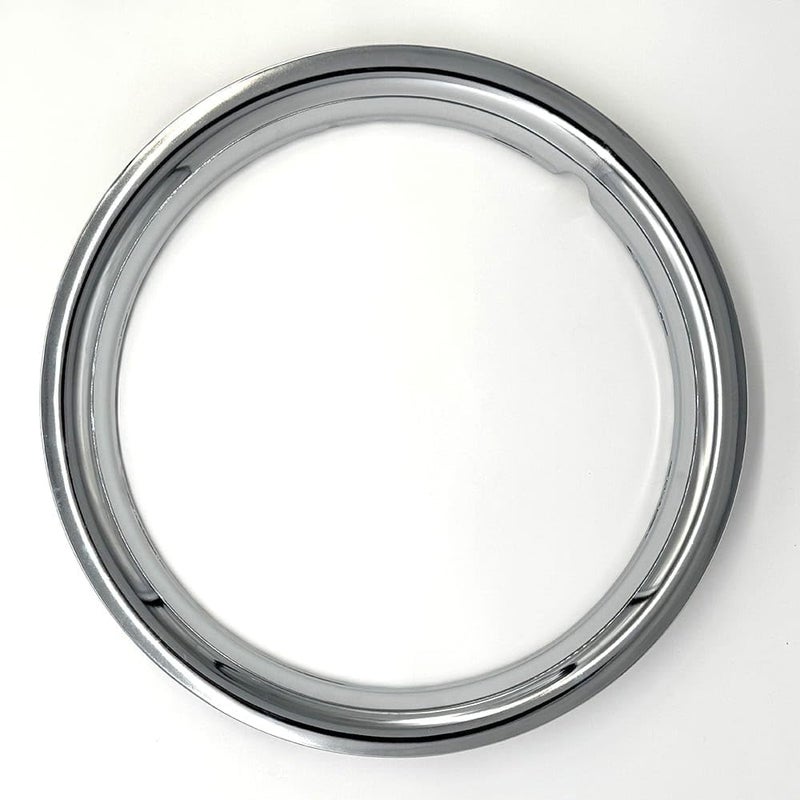 Brighter Design Set of 4 16" SS Chrome 1 1/2" Deep Wheel Trim Rings - Image 2