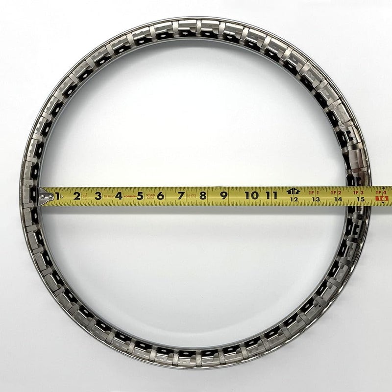 Brighter Design Set of 4 16" SS Chrome 1 1/2" Deep Wheel Trim Rings - Image 5