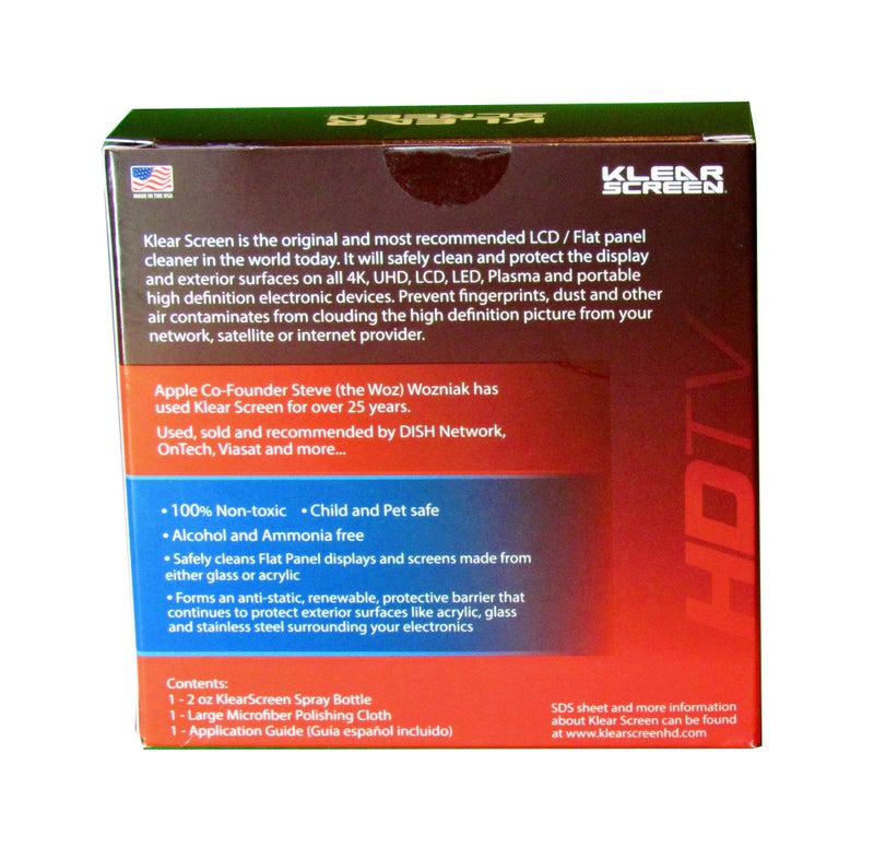 Klear Screen Large TV Cleaning Screen Cleaner for Tvs, Gaming Monitors, LCD, LED, OLED, LED, Made in The USA - Image 2