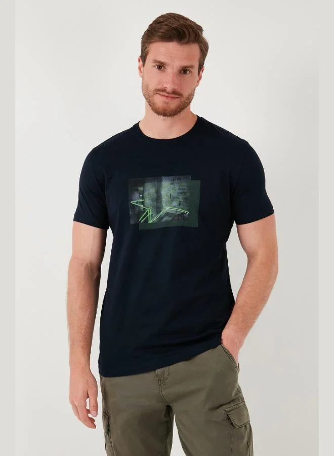 Buratti Cotton Slim Fit Crew Neck T Shirt Men's T SHIRT 646R8120