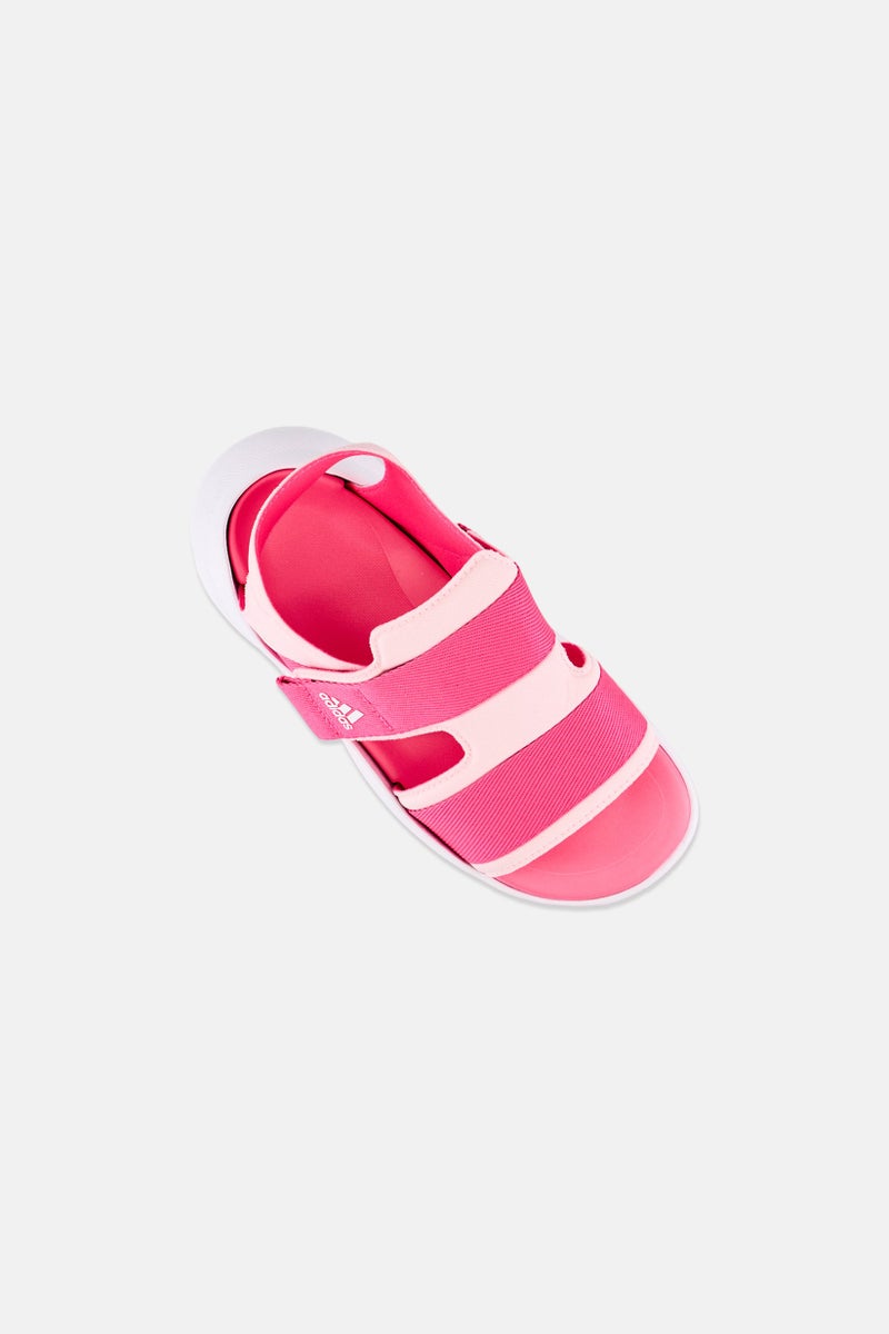 Adidas Kids Girl Velcro Closure Outdoor Sandal, Pink - Image 3