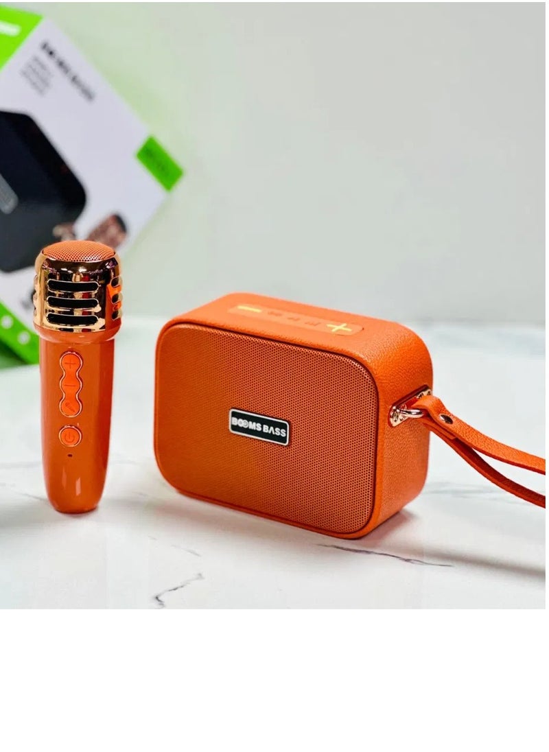 BOOMS BASS - Mini Karaoke Speaker with Mic - Image 1
