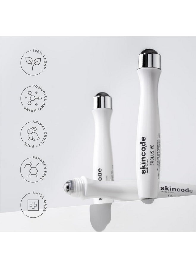 Skincode - Skincode Exclusive Cellular Eye-Lift Power Pen | Cooling Roll-On for Puffiness & Dark Circles | Multi-Corrective Eye Booster | ACR Complex for Collagen Boost & Wrinkle Reduction (0.5 Oz / 15 mL) - Image 1