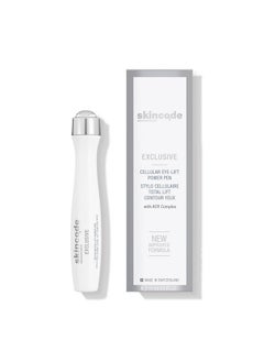 Skincode Skincode Exclusive Cellular Eye-Lift Power Pen | Cooling Roll-On for Puffiness & Dark Circles | Multi-Corrective Eye Booster | ACR Complex for Collagen Boost & Wrinkle Reduction (0.5 Oz / 15 mL)  - Image 1