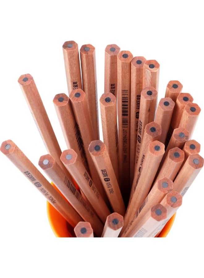 Baoke Pl1674 Wooden Hexagonal Pencil Lead 2B Drawing Pencil Exam Pencil, 50 Pieces Per Barrel - Image 2
