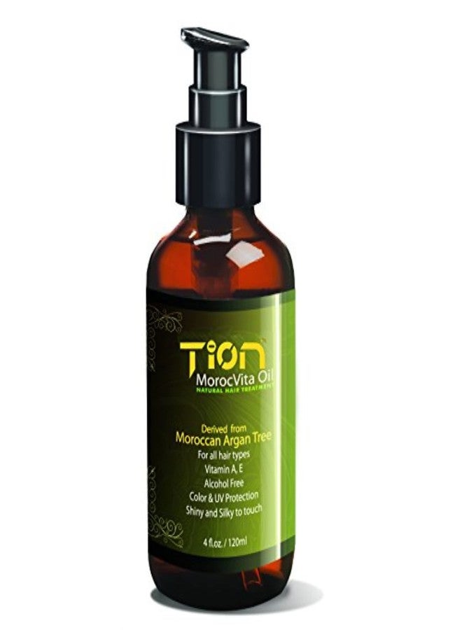 Tion MorocVita Hair Treatment Oil - Natural Organic Argan Oil for all hair types 4.0 Oz / 120ml | TionHair - Image 1