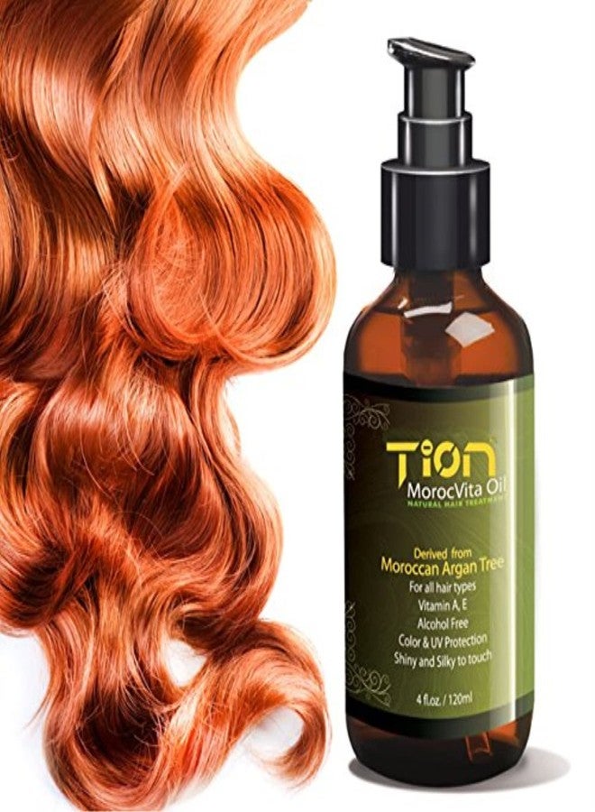 Tion MorocVita Hair Treatment Oil - Natural Organic Argan Oil for all hair types 4.0 Oz / 120ml | TionHair - Image 3