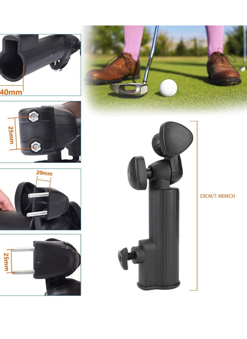 Generic - Golf Umbrella Holder, Angle Adjustable, Holder for the trolley, Anti-Fall Black Stand Attachment Deluxe Cart For Push Handles - Image 1