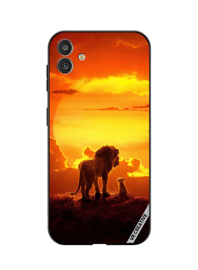 VR CREATIVE Protective Case Cover For Samsung Galaxy M13 5G The Lion King Design Multicolour - Image 1