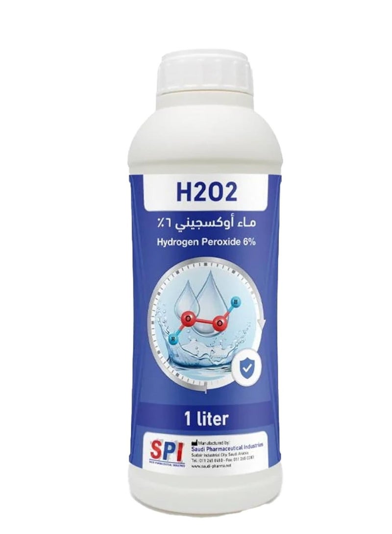 Hydrogen Peroxide 6% 1 Liter