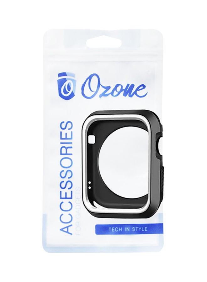 NIBEMINENT Protective Case Cover For Apple Watch Series 3 38mm Black/White - Image 3