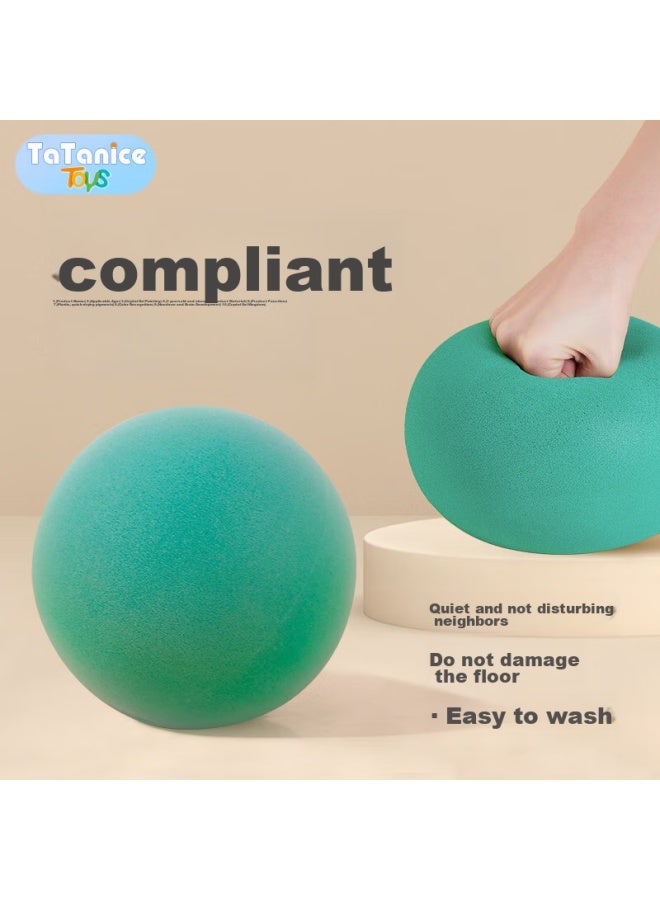Tatanice Children's Pat Ball Toy, Quiet Basketball, Large Indoor Sponge Elastic Ball, Small Leather Ball, Back-to And Birthday Gift - Image 1