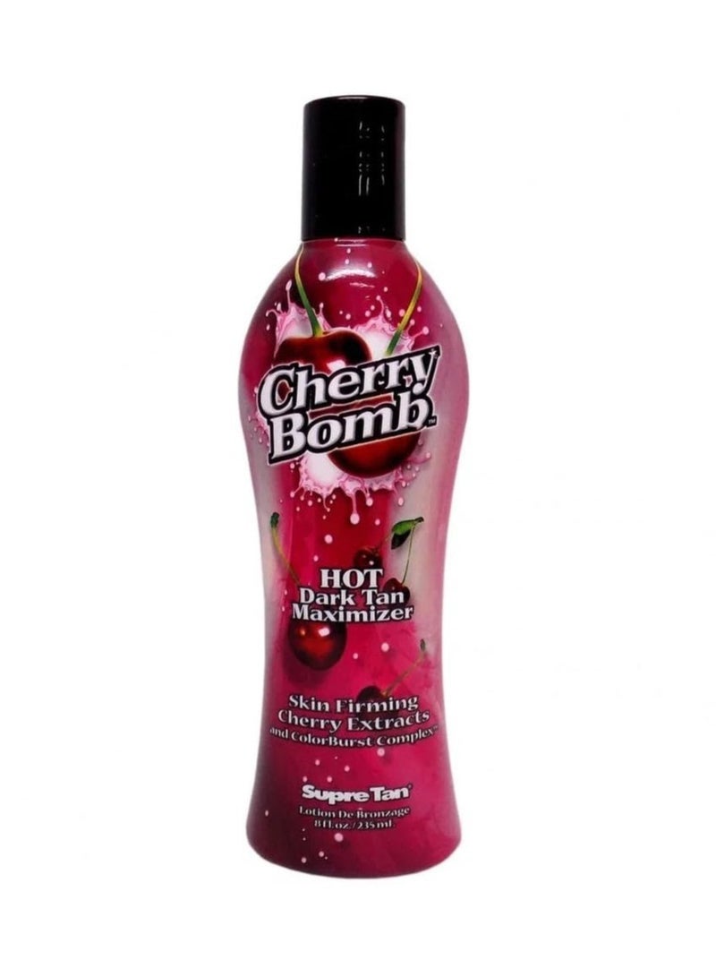 Cherry Bomb 2-Piece Hot Dark Tan Maximizer Skin Firming Cherry Extracts And Color Burst Complex 235*2ml - Image 4