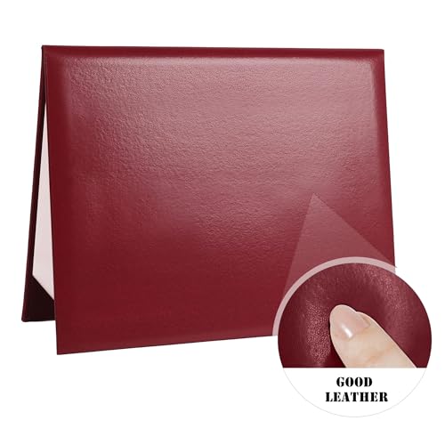 Misscom Diploma Cover 8.5” x11” Diploma Holder of Graduation Leatherette Padded Certificate（Tent Style - Image 2