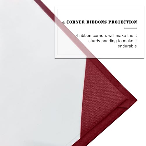 Misscom Diploma Cover 8.5” x11” Diploma Holder of Graduation Leatherette Padded Certificate（Tent Style - Image 5