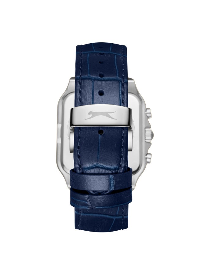 سلازنجر ساعة رجالية جلدية متعددة الوظائف - Image 4