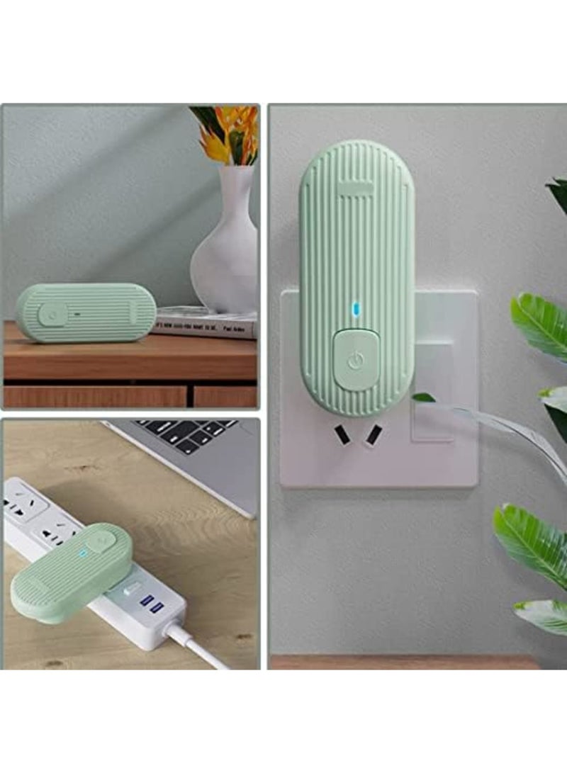 SYOSI Plug in Air Purifier, Mini Air Cleaner, Negative Ion Filtration System, Portable Air Filter Odor, Air Freshener for Bedroom, Office, Kitchen, Reduces Odors from Pets, Cooking - Image 2