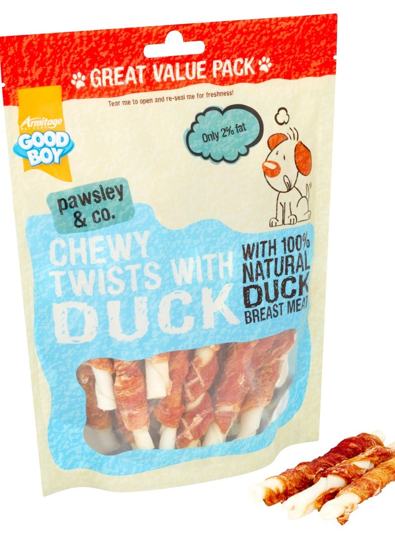 جود بوي حلوى تشوي تويستس مع البط من جود بوي، عبوة اقتصادية 320 جرام - Image 2