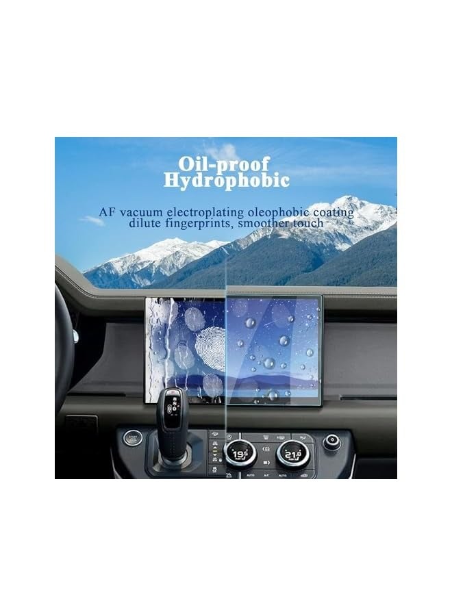 PROMASS Screen Protector Fit for Land Rover Defender 2023 2024 Defender 90 110 11.4 Inch Touch Screen Protective Film for 2023 2024 Defender 11.4 inch Tempered Glass Navigation - Image 4