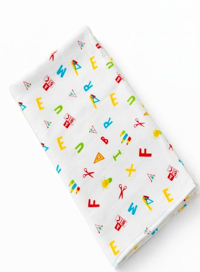 HANUSH 100% Muslin Organic Cotton Kids Towel (75*100 cm)| Ultra Soft 2-Layer Newborn Bath Wrap & Toddler Towel | Highly Absorbent, Breathable Kids Body Wash Cloth for Infants & Boys, Girls (3-9 Years) - Image 1