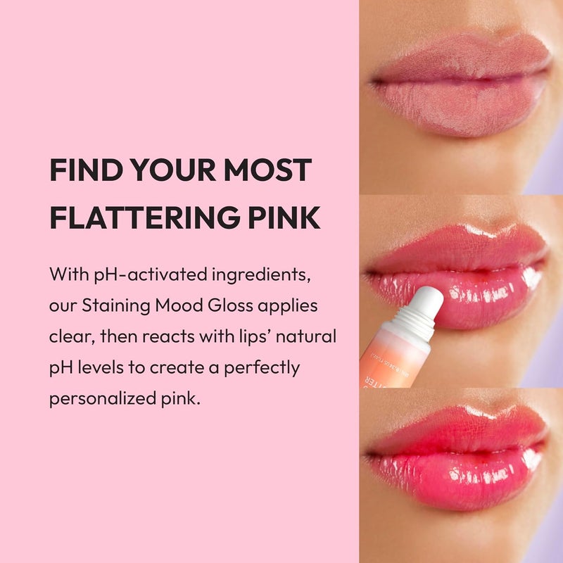 Ruby Kisses Staining Mood Gloss with Mango Butter - 10ml - Image 2