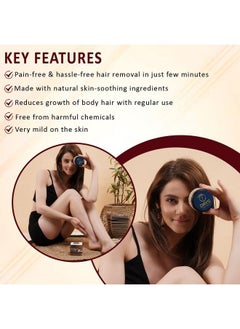 7 Days Pure Hair Removal Powder Three In One Use For Powder Dtan Skin Removing Hair Cream For Women(100 Gm)  - Image 5
