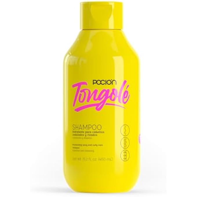 La Pocion TongolÃ© Shampoo â€“ 15.2 Fl Oz (450 ml) Nourishing Shampoo for Wavy and Curly Hair â€“ Cleanse, Revitalize, and Strengthen