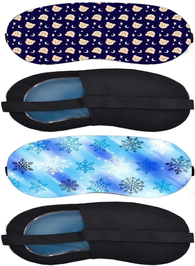SONEEV MART Luxurious Gel Eye Mask for Soothing Relaxation and Stress Relief Reusable and Cold Therapy Ideal for Puffy Eyes, Dark Circles Headache Relief [PACK OF 2] - Image 1