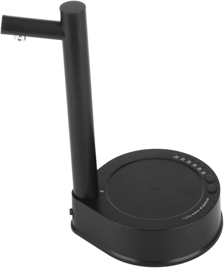 Automatic Cordless Water Bottle Pump Portable Dispenser For Home Kitchen Office Black - Image 5