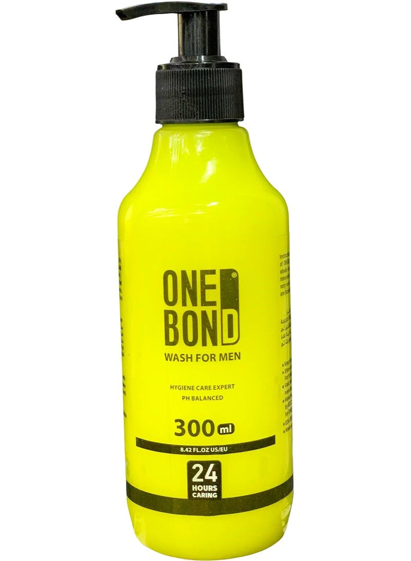 وان بوند ون بوند غسول للمنطقة الحساسة للرجال باللون الأصفر 300 مل - Image 1