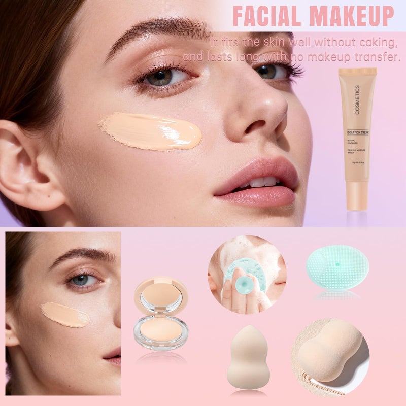 LAZORA Makeup Sets for Teens Makeup Kits for Teen Girls Travel Make up Kit Set for Girls Beginners Make up Set Gift Sets for Girl Teenagers - Image 5