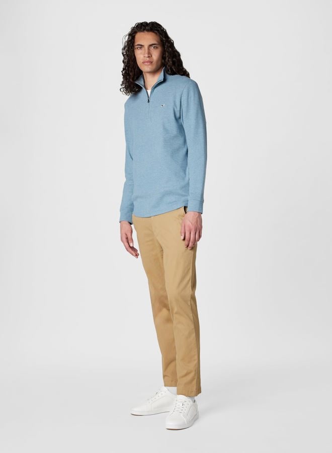 Vineyard Vines Men's Saltwater Quarter-Zip Pullover Sweater, Blue Mirage, S - Image 5