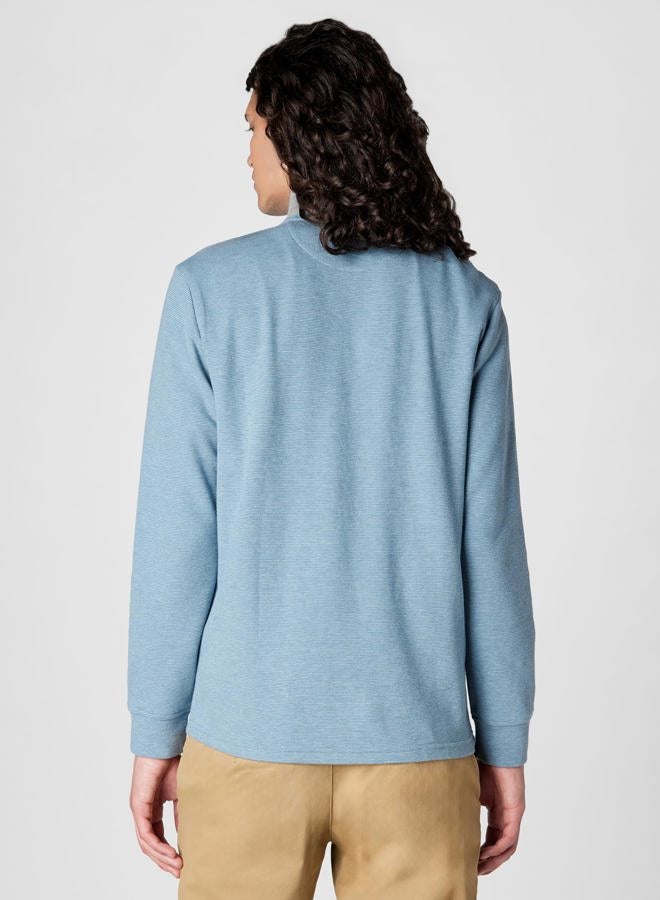 Vineyard Vines Men's Saltwater Quarter-Zip Pullover Sweater, Blue Mirage, S - Image 4