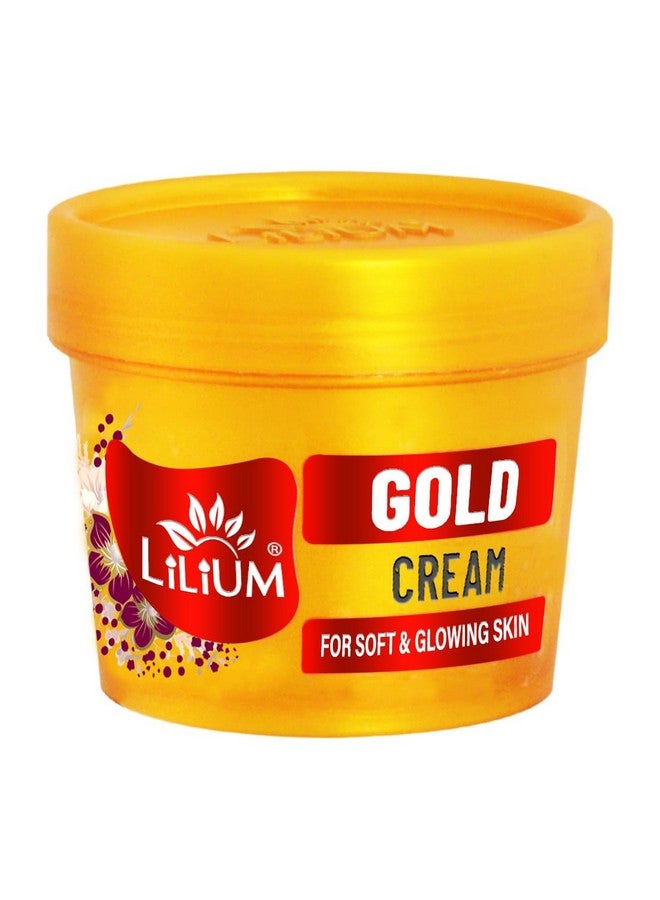 Lilium Gold Cream 100g, For Younger Looking Skin, Extra Glow & Fair Complexion, Women & Men, All Skin Type Paraben & Sulfate Free - Image 1