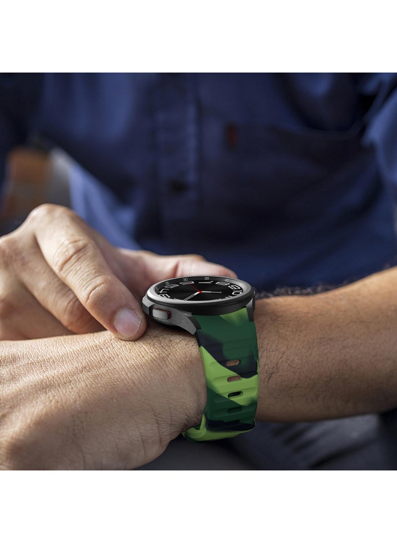 Y&D For Samsung Galaxy Watch6 5 4 Wavy Buckle Silicone Strap - Image 5