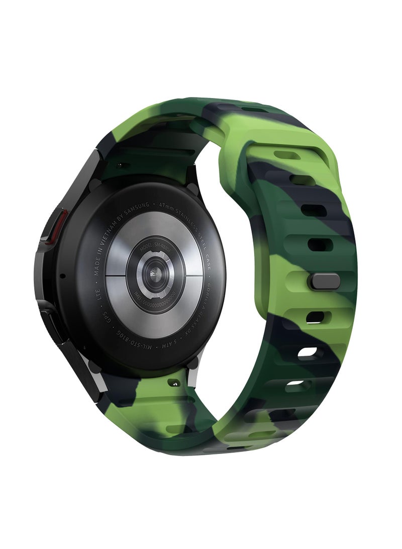 Y&D For Samsung Galaxy Watch6 5 4 Wavy Buckle Silicone Strap - Image 4