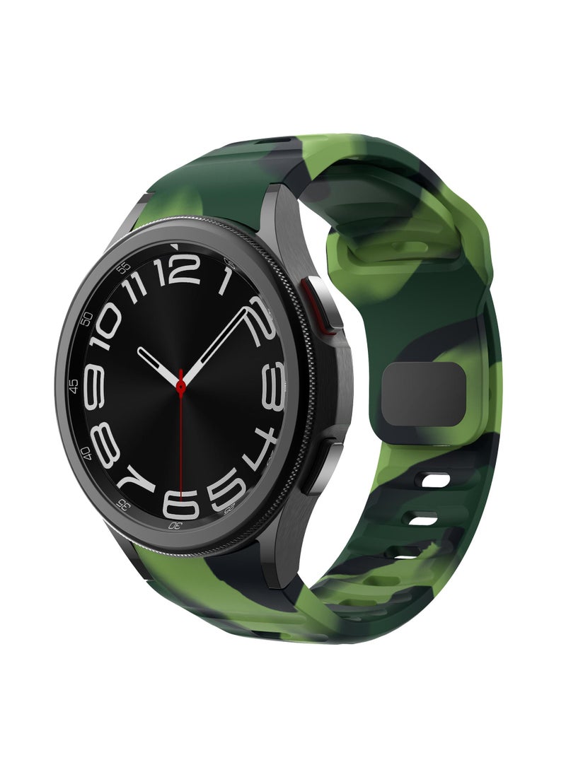 Y&D For Samsung Galaxy Watch6 5 4 Wavy Buckle Silicone Strap - Image 3